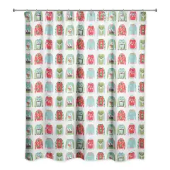 Ugly Sweater Pattern Shower Curtain