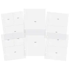 Simple Stories Sn@p!&trade; Variety Pack Pocket Pages for 6" x 8" Binders, 12ct.