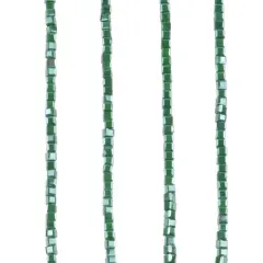Green Cube Glass Beads, 2.5mm by Bead Landing&trade;
