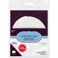 Scrapbook Adhesives By 3L&reg; Crafty Foam Tape Roll White