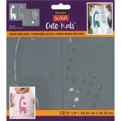 DecoArt&reg; SoSoft&reg; Dream Big Fabric Stencils