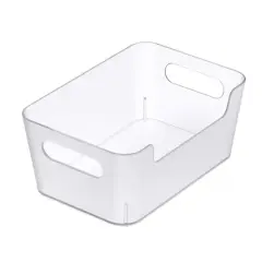 Small Clear Open Storage Bin by Simply Tidy&reg;