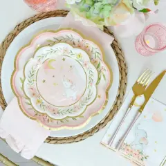 Kate Aspen&reg; 9" Pink Elephant Baby Shower Premium Paper Plates, 16ct.