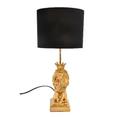 Hello Honey&reg; 20" Gold Lion Table Lamp