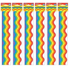 Trend Enterprises&reg; Terrific Trimmers&reg; Rainbow Promise Borders, 234ft.