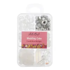 John Bead Czech Glass Recipe Box Beading Kit Wedding Cake