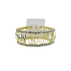 JAM Paper Royalty Rhinestone Bracelet 24 Karat