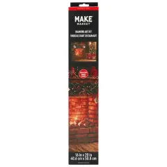 16" x 20" Fireplace Diamond Art Kit by Make Market&reg;