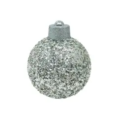 7" Glitter Ball Ornament Tabletop D&eacute;cor by Ashland&reg; Blue