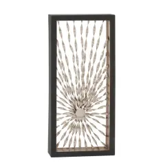 Silver Contemporary Abstract Metal Wall D&eacute;cor