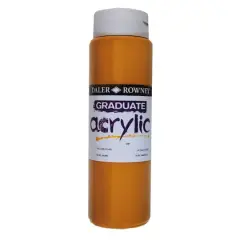 Daler-Rowney&reg; Graduate Acrylic, 500mL Yellow Ochre