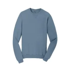 Port & Company&reg; Beach Wash&reg; Garment-Dyed Sweatshirt Denim Blue