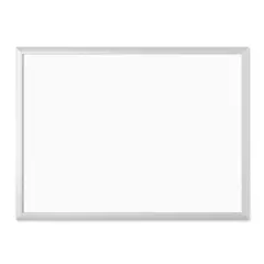U Brands Silver Aluminum 24" x 18" Framed Magnetic Dry Erase Board