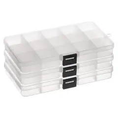 Small Clear Bead Storage Cases, 3ct. by Bead Landing&trade;