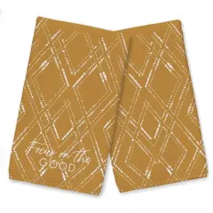 Focus on the Good Tea Towel Set Gold/White