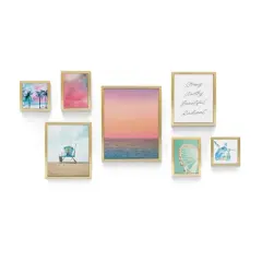 Gold 7 Piece 123 Gallery Wall Frame Set by Studio D&eacute;cor&reg;