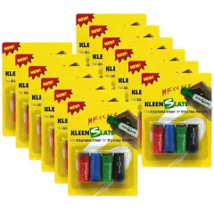 KleenSlate&reg; Attachable Erasers for Dry-Erase Markers, 12 Packs of 4