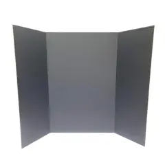 Corrugated Tri-Fold Display Board, 36" x 48" Black