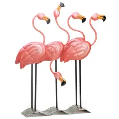 23.5" Flock of Flamingos Decoration