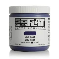 Golden&reg; SoFlat Matte Acrylic Paint, 16oz. Blue Violet