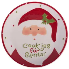 DII&reg; 8" Ceramic Cookies for Santa Plate