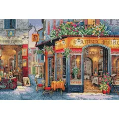 Dimensions&reg; Gold Collection&reg; European Bistro Counted Cross Stitch Kit
