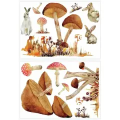 RoomMates Mushroom Giant Peel & Stick Wall Decals