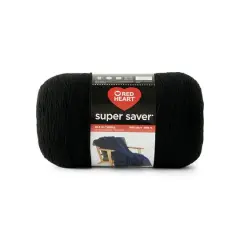 Red Heart&reg; Super Saver&reg; Yarn Black