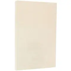 JAM Paper Natural 8.5" x 14" Legal Parchment Cardstock, 250 Sheets
