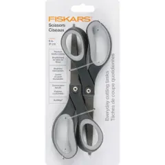 Fiskars&reg; 8" Black Scissors, 2ct.