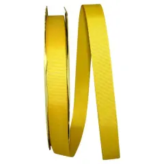 JAM Paper 7/8" x 100yd. Grosgrain Ribbon Yellow