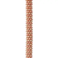 Rose Goldtone Metal Rondelle Beads, 8mm by Bead Landing&trade;