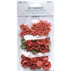 49 And Market Royal Posies Tomato Paper Flowers