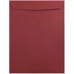 JAM Paper 9" x 12" Dark Red Open End Catalog Premium Envelopes