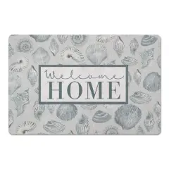 Welcome Home Multi Shell Floor Mat Blue/Gray