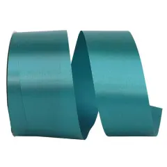 JAM Paper 1.875" x 50yd. Single Face Satin Allure Ribbon Teal