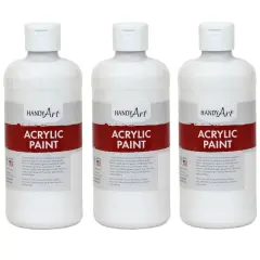 Handy Art&reg; Acrylic Paint, 3ct. Titan White
