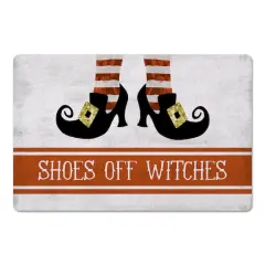 Shoes Off Witches Floor Mat