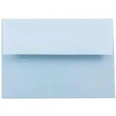 JAM Paper A1 Premium Invitation Envelopes, 50ct. Baby Blue Pastel