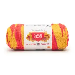 Red Heart&reg; All in One&trade; Flower Power&trade; Yarn Poppy Star