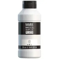 Liquitex&reg; BASICS&reg; Acrylic Fluid, 8.45oz. Silver