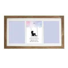 Simply Essentials&trade;3 Opening 5" x 7" Natural Collage Frame by Studio D&eacute;cor&reg;