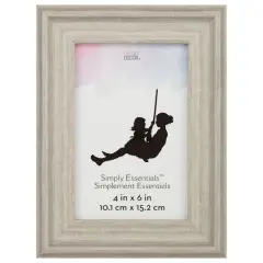 Light Gray Simply Essentials&trade; Scoop Frame by Studio D&eacute;cor&reg;