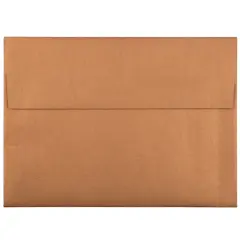 JAM Paper 4.75" x 6.5" Metallic Invitation Envelopes, 25ct. Copper Stardream