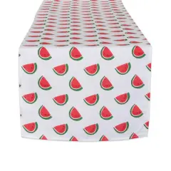 DII&reg; 108" Watermelon Print Outdoor Table Runner