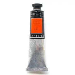 Sennelier Extra Fine Artists' Acrylic Paint, 60mL 640 Red Orange