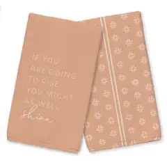 Might As Well Shine Tea Towel Set