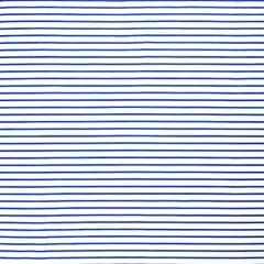White & Navy Stripes Cotton Fabric Mini Bolt by Loops & Threads&reg; 