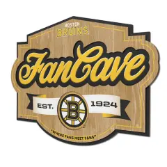 NHL Fan Cave Sign Boston Bruins