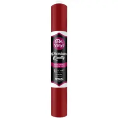 PA Vinyl Matte Removable Adhesive Vinyl Dark Red